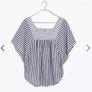Plus size madewell striped blouse